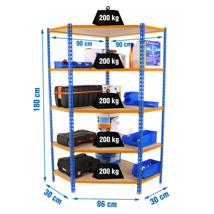 Estantería con baldas de madera Simonrack Maderclick