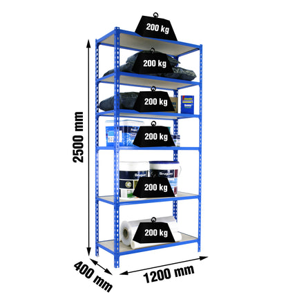 Estantería con baldas de madera Simonrack Maderclick Megaplus