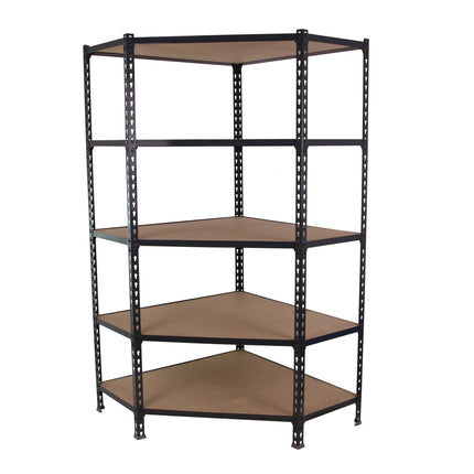 Estantería con baldas de madera Simonrack Maderclick Antracita + Madera 1800 x 900 x 500 mm · 5 estantes