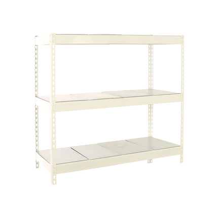 Estantería industrial Simonrack Simonforte 1200 x 450 mm Blanco + Galvanizado 1500 x 1200 x 450 mm 