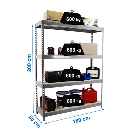 Estantería industrial Simonrack Simonforte 1800 x 600 mm
