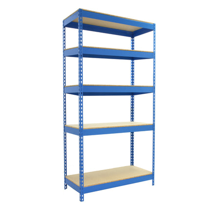 Estantería industrial Simonrack Bricoforte 1004-5 Chipboard Azul + Madera