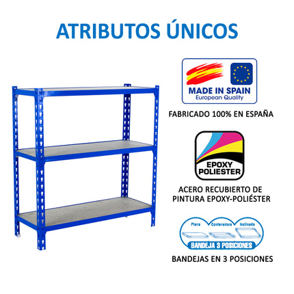 Estantería con baldas de madera Simonrack Maderclick Megaplus