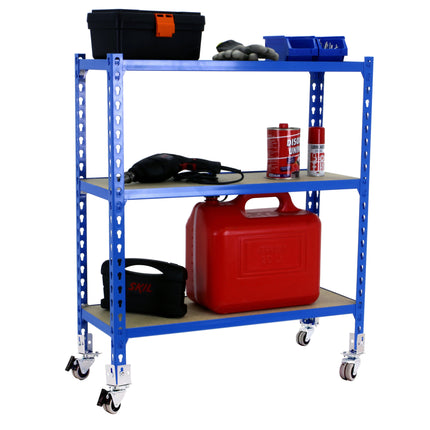 Estantería con baldas de madera Simonrack Maderclick Mobile Superplus