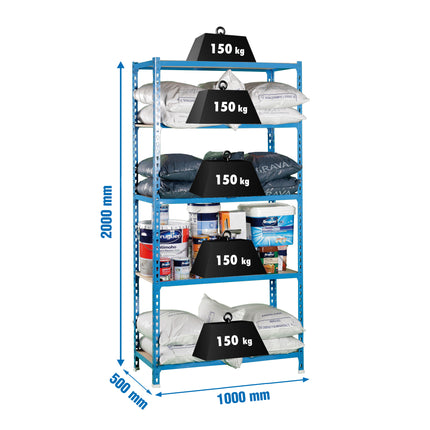 Estantería con baldas de madera Simonrack Maderclick PLUS