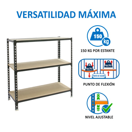 Estantería con baldas de madera Simonrack Maderclick MINI