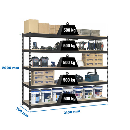 Estantería industrial Simonrack Simonforte 2100 x 750 mm