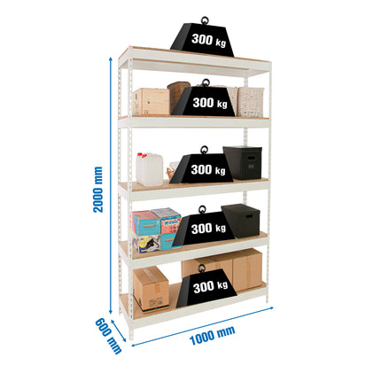 Estantería industrial Simonrack Bricoforte 1006-5 Chipboard