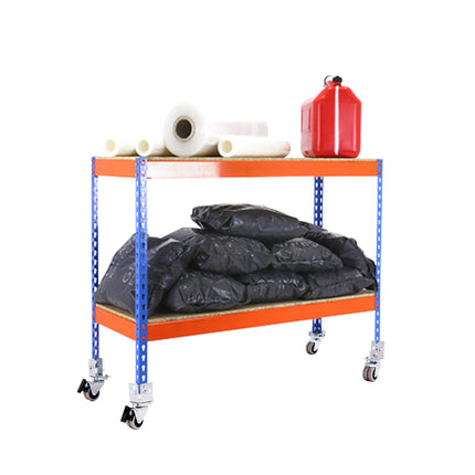 Estantería industrial Simonrack Simonforte fondo 450 mm, anchos 1200, 1800 y 2400 mm