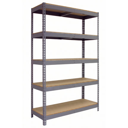 Estantería industrial Simonrack Bricoforte 1004-5 Chipboard Gris + Madera