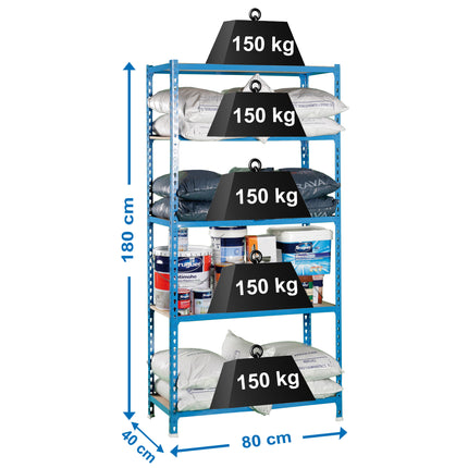 Estantería con baldas de madera Simonrack Maderclick MINI