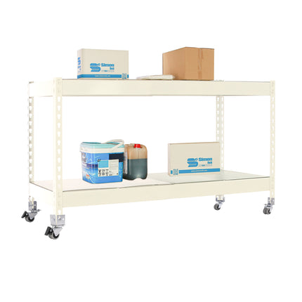 Estantería industrial Simonrack Simonforte fondo 450 mm, anchos 1200, 1800 y 2400 mm