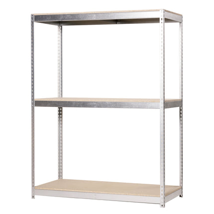 Estantería industrial Simonrack Simonforte 2400 x 450 mm Galvanizado + Madera 2000 x 2400 x 450 mm 