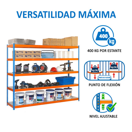 Estantería industrial Simonrack Simonforte 2400 x 600 mm