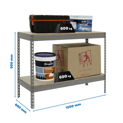 Estantería industrial Simonrack Simonforte 1500 x 600 mm