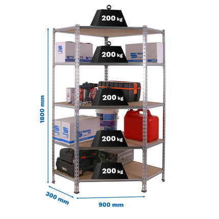 Estantería con baldas de madera Simonrack Maderclick