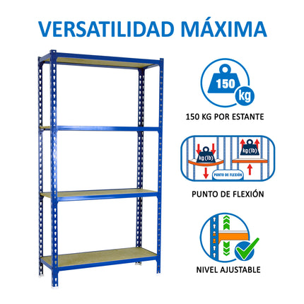 Estantería con baldas de madera Simonrack Maderclick PLUS