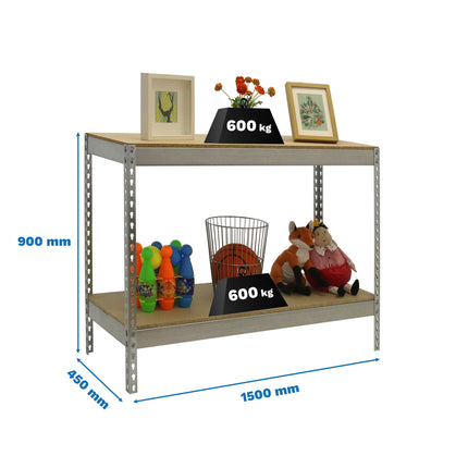 Estantería industrial Simonrack Simonforte 1500 x 450 mm