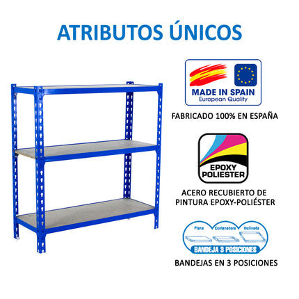Estantería con baldas de madera Simonrack Maderclick MINI