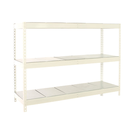 Estantería industrial Simonrack Simonforte 1500 x 600 mm Blanco + Galvanizado 2000 x 1500 x 600 mm 