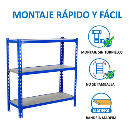 Estantería con baldas de madera Simonrack Maderclick MINI