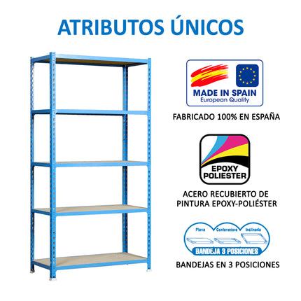 Estantería con baldas de madera Simonrack Maderclick Superplus