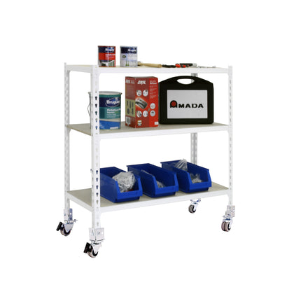Estantería con baldas de madera Simonrack Maderclick Mobile PLUS
