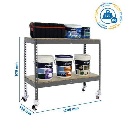 Estantería industrial Simonrack Simonforte 1200 x 450 mm