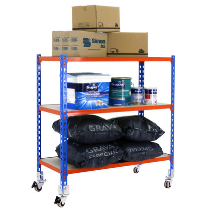 Estantería con baldas de madera Simonrack Maderclick Mobile Superplus