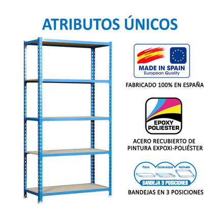Estantería con baldas de madera Simonrack Maderclick MINI