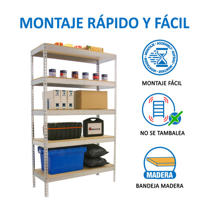 Estantería industrial Simonrack Simonforte 1500 x 750 mm