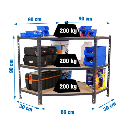 Estantería con baldas de madera Simonrack Maderclick