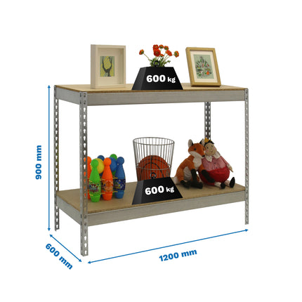Estantería industrial Simonrack Simonforte 1200 x 600 mm