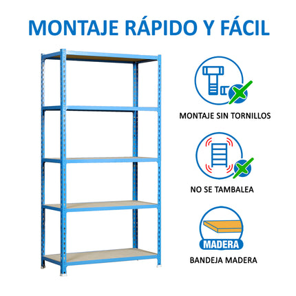 Estantería con baldas de madera Simonrack Maderclick Superplus