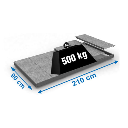 Estantería industrial Simonrack Simonforte fondo 900 mm, ancho 2100 mm