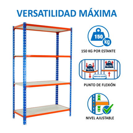 Estantería con baldas de madera Simonrack Maderclick MINI