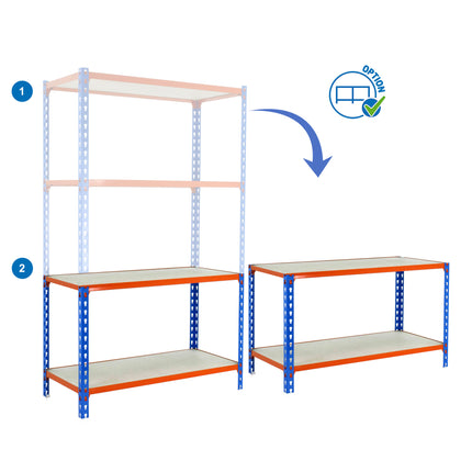 Estantería con baldas de madera Simonrack Maderclick Megaplus
