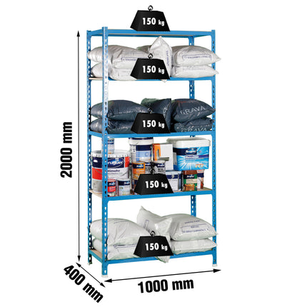 Estantería con baldas de madera Simonrack Maderclick PLUS