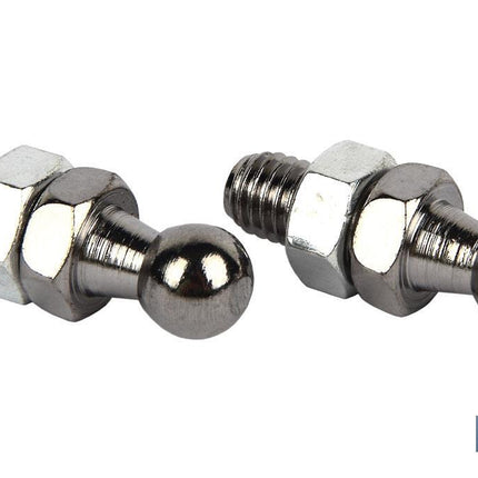 Accesorio rótula macho muelle neumático 8 mm 2 uds