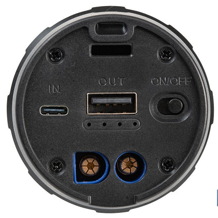 Arrancador portátil de baterías 600 A | Con linterna LED y power bank USB | 330 lúmenes | Adecuado para coches de gasolina hasta 5000 cc y diésel hasta 3000 cc