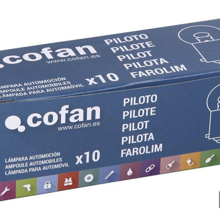 Lámpara piloto R10 W (BA15s SCC) 12 V Cofan · Foto del fabricante