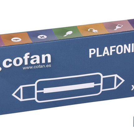 Lámpara plafonierC5W (11 x 44 mm) 12 V Cofan · Foto del fabricante