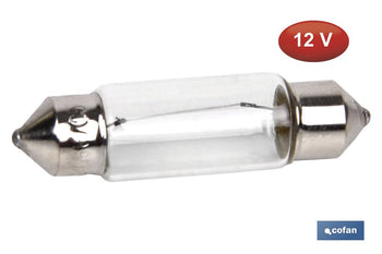 Lámpara plafonier C10W (11 x 38 mm) 12 V Cofan · Imagen de la familia
