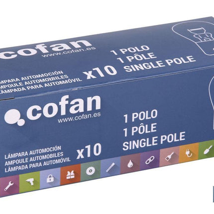 Lámpara de 1 porlo P21 W (BA15s) 24 V Cofan · Foto del fabricante