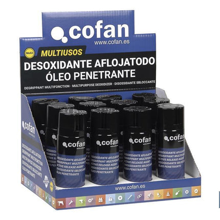Expositor de aflojatodo Cofan · Foto del fabricante