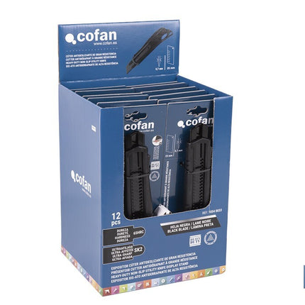 Expositor de cúteres antideslizantes Cofan