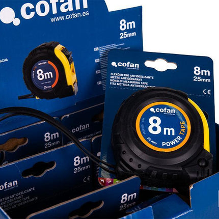Expositor para flexómetros con protección de goma de Cofan · Foto del fabricante