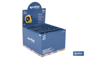 Expositores de flexómetros con bloqueo de hoja Cofan