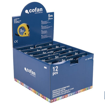 Expositores de flexómetros con bloqueo de hoja Cofan