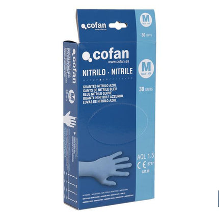 Expositor de cajas dispensadoras de guantes de nitrilo sin polvo Cofan · Foto del fabricante
